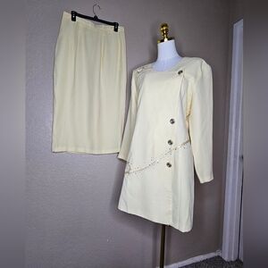 Vintage 1980s - 2000 Dolce  jacket & Skirt Long sleeve two piece Set Size M
